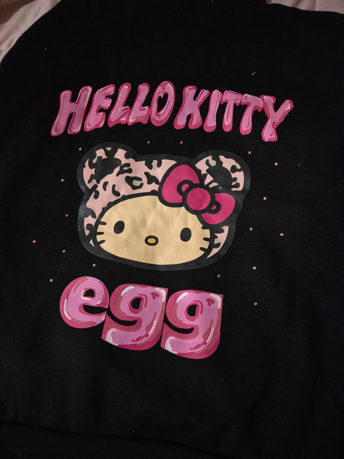 새상품) Avail egg 헬로키티 후드집업 호피 키티 갸루 y2k 일브 상품이미지1