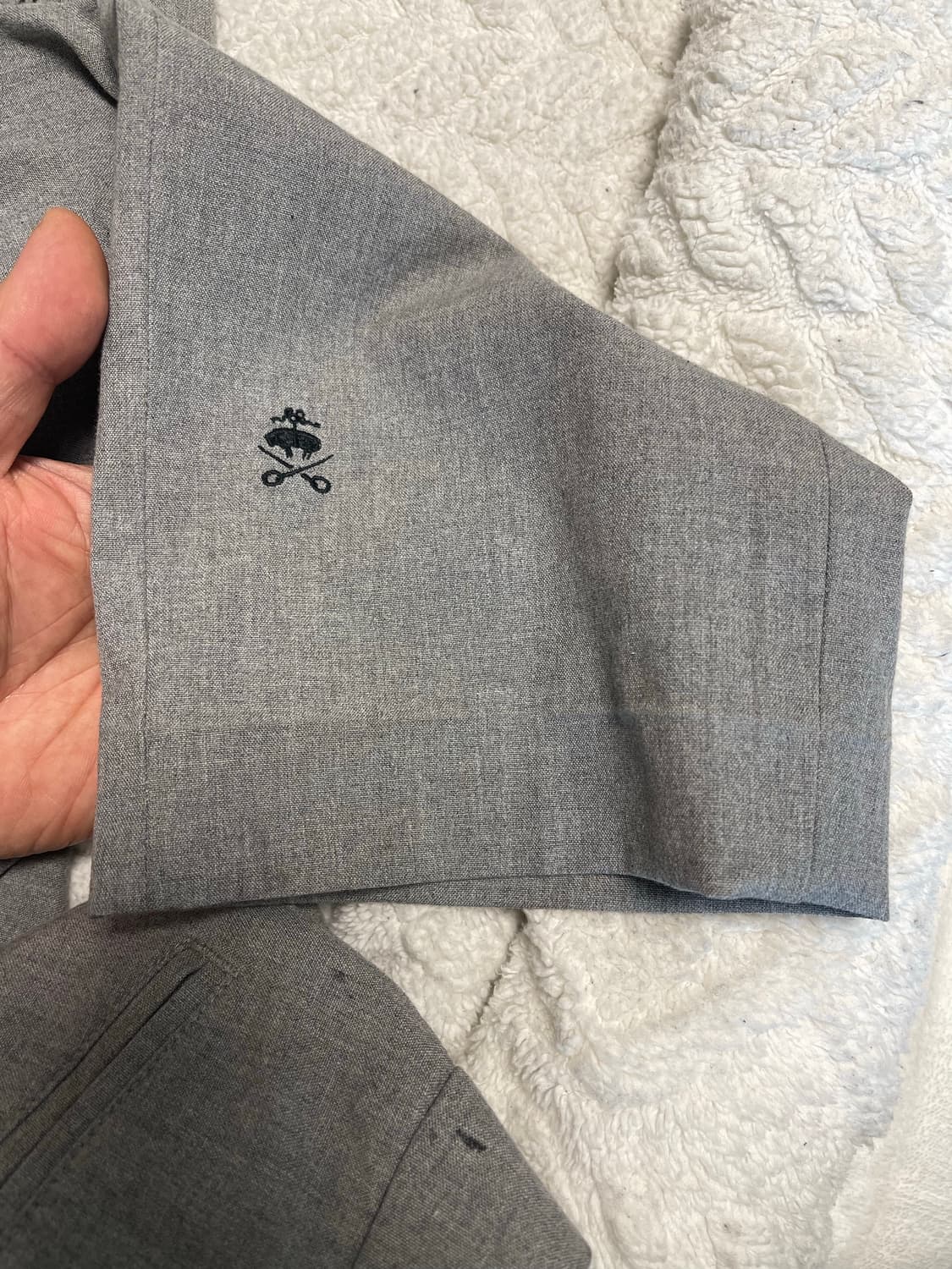 브룩스 브라더스 레드플리스 자수 코튼 팬츠 32 상품이미지8