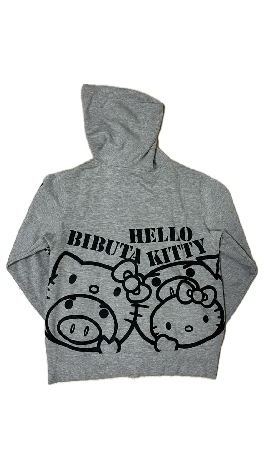 Sanrio 비부타 & 헬로키티 콜라보 후드집업 상품이미지1
