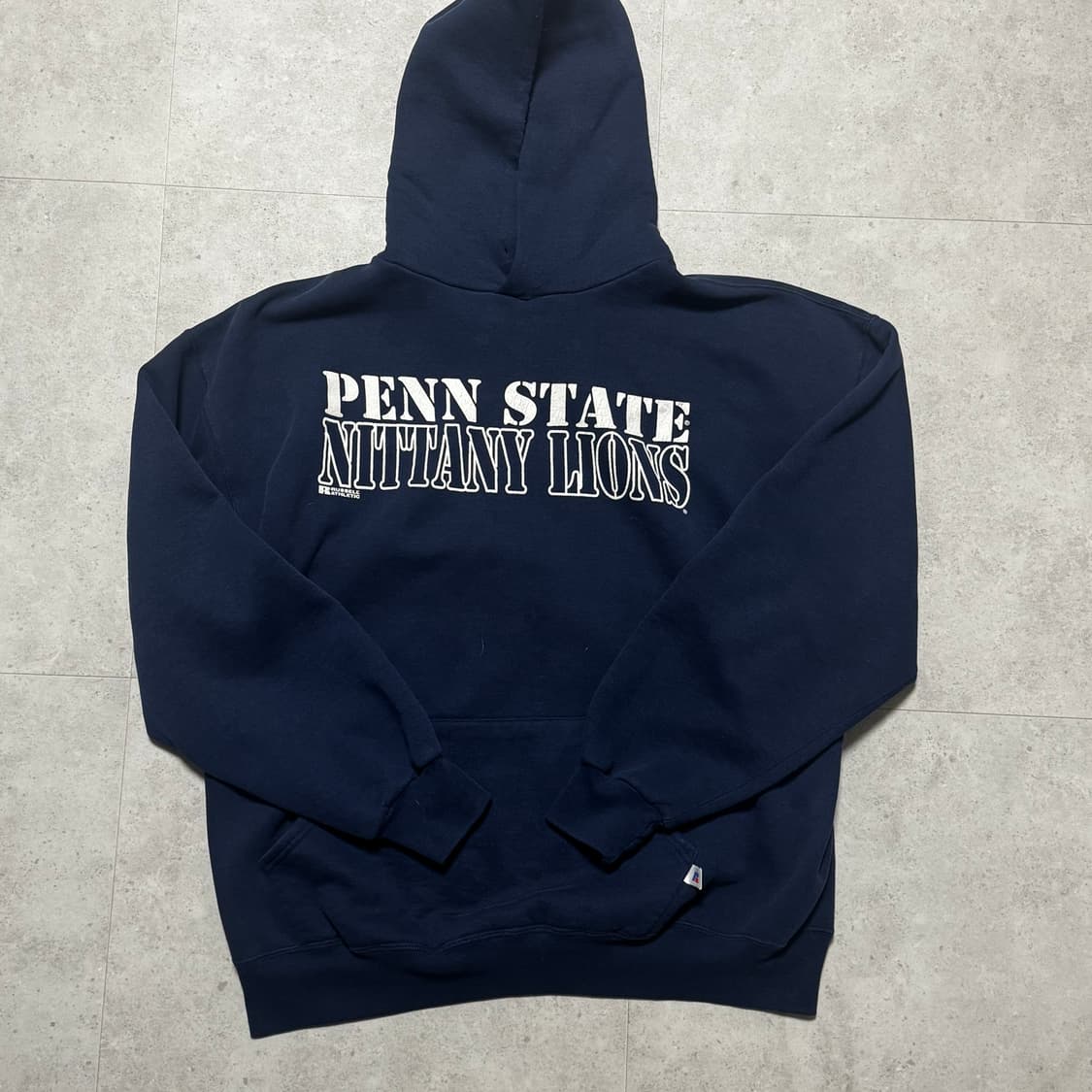 (XL) 빈티지 러셀 후드티 네이비 상품이미지1