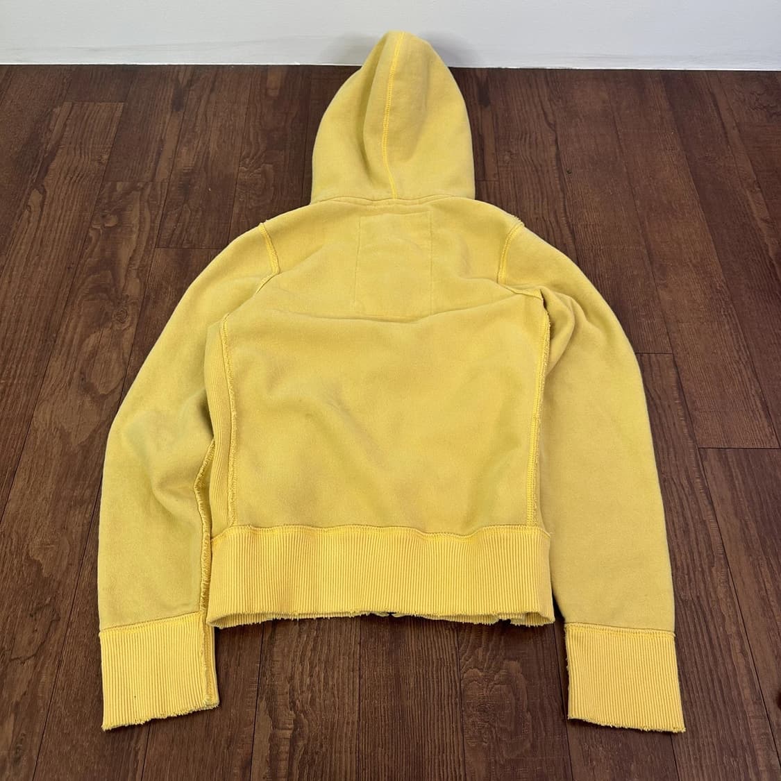아베크롬비 앤 피치 빈티지 옐로우 후드 집업 상품이미지4
