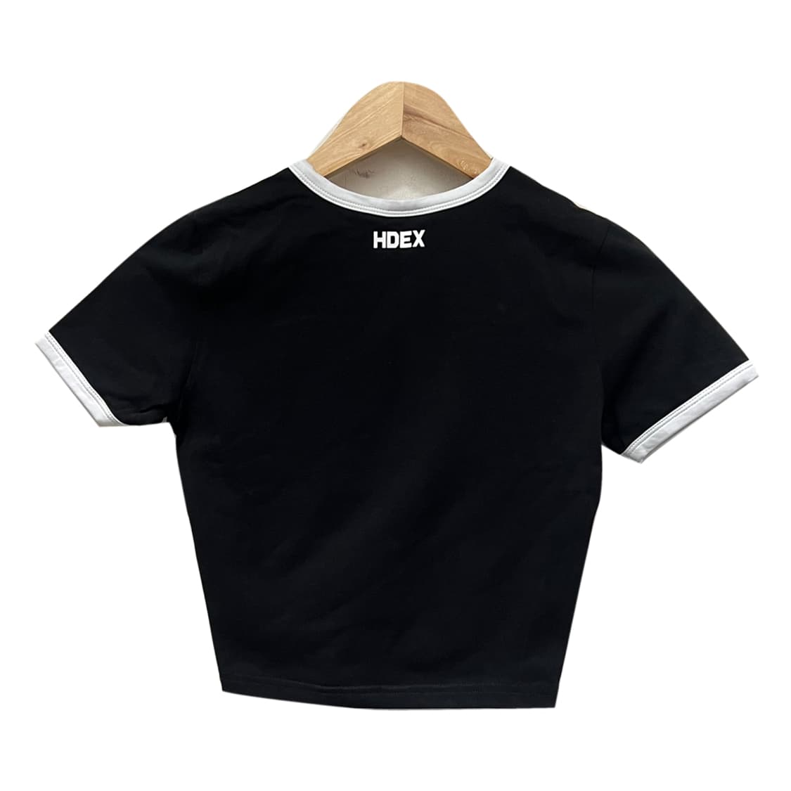 HDEX 에이치덱스 우먼스 워크아웃 스웨시 블랙 크롭탑 S 상품이미지2