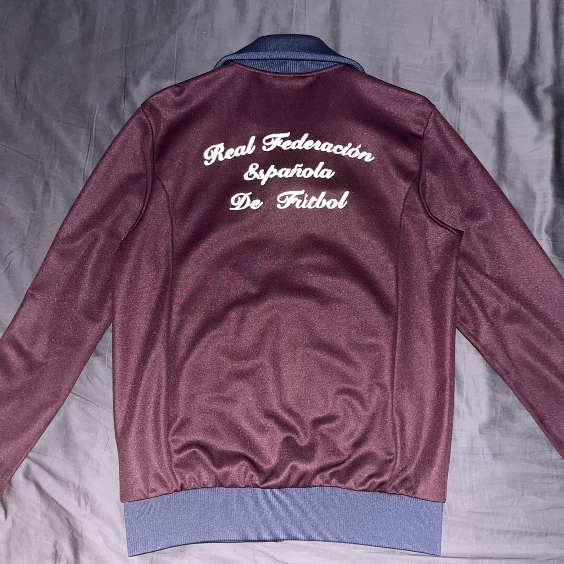 아디다스 스페인 베켄바우어 트랙 자켓 쉐도우 마룬 져지 m사이즈 상품이미지2