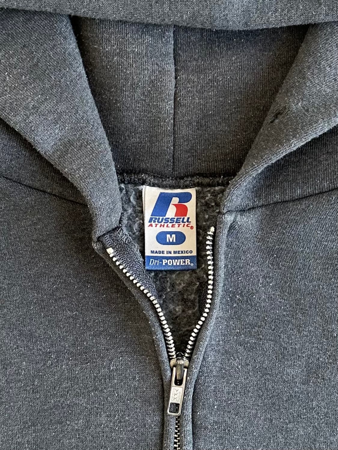 빈티지 러셀 후드집업 다크그레이 M 상품이미지5