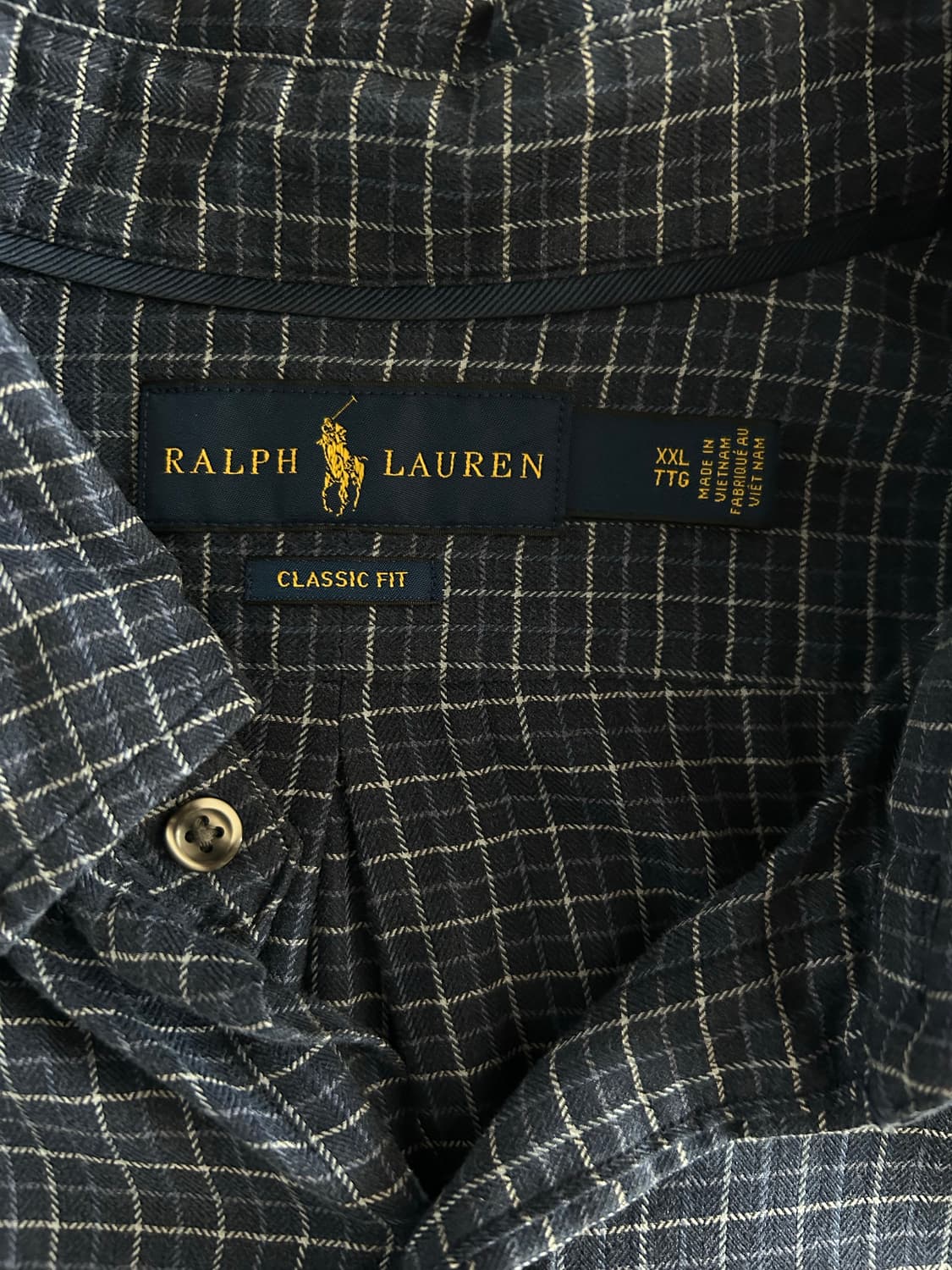 [XL] 폴로 버튼다운 체크 셔츠 상품이미지4