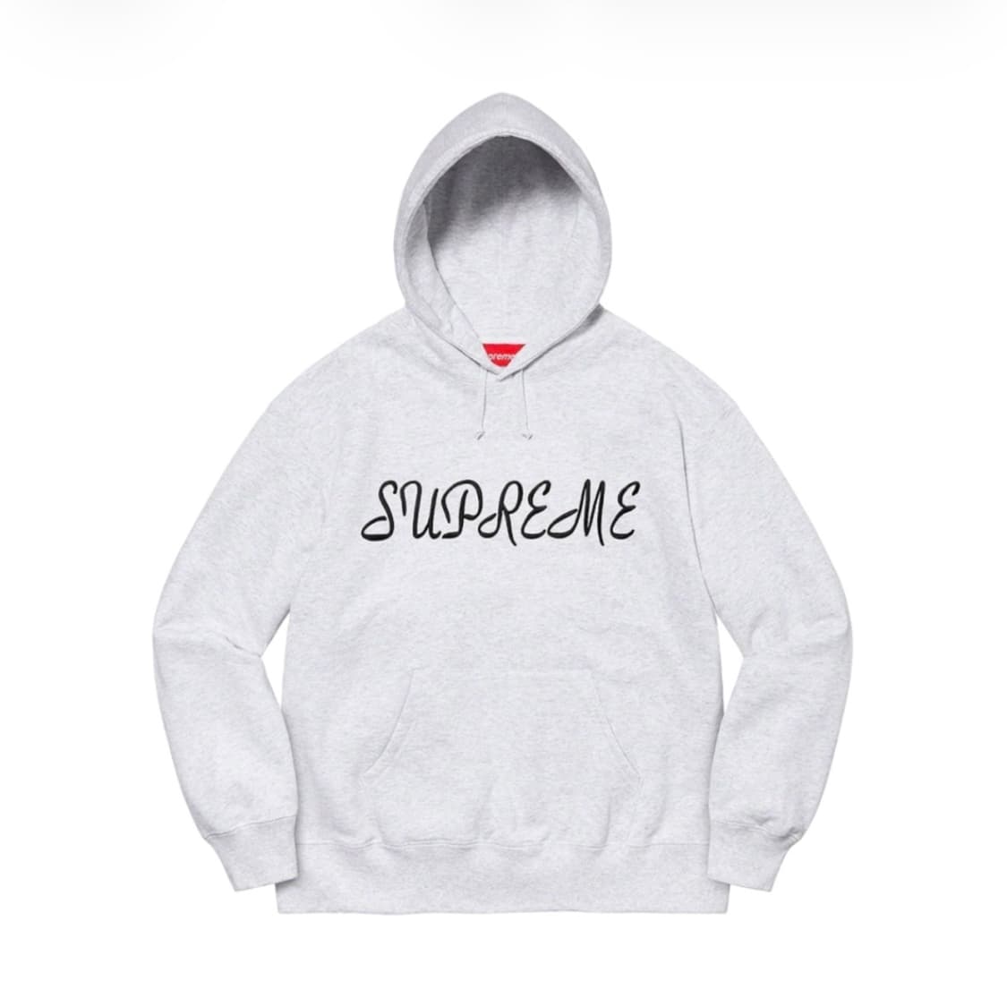 슈프림 23SS 스크립트 후디 애쉬 그레이 상품이미지1