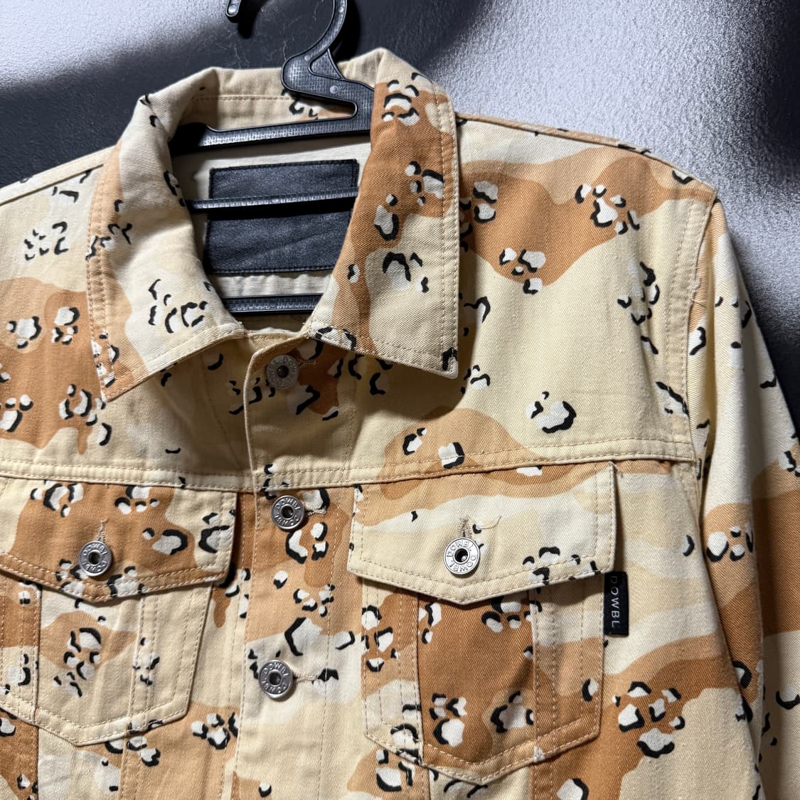 VTG 빈티지 데저트 카모 크롭 데님 자켓 상품이미지5