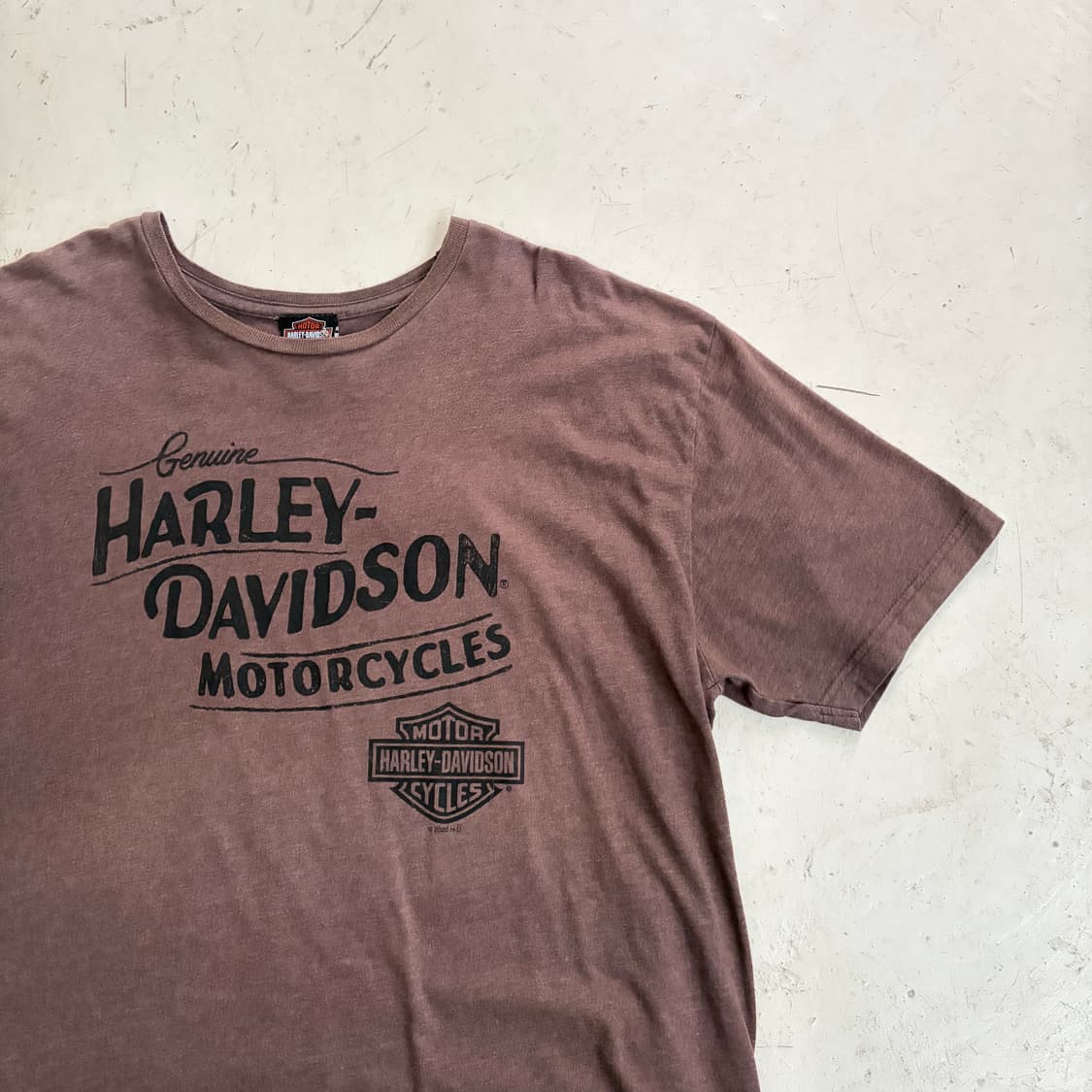 할리데이비슨 빈티지 반팔티 2XL 상품이미지2