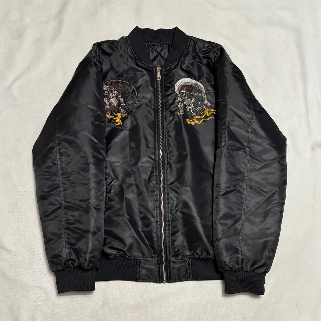 jpn vtg 오니 자수 스카쟌 상품이미지3