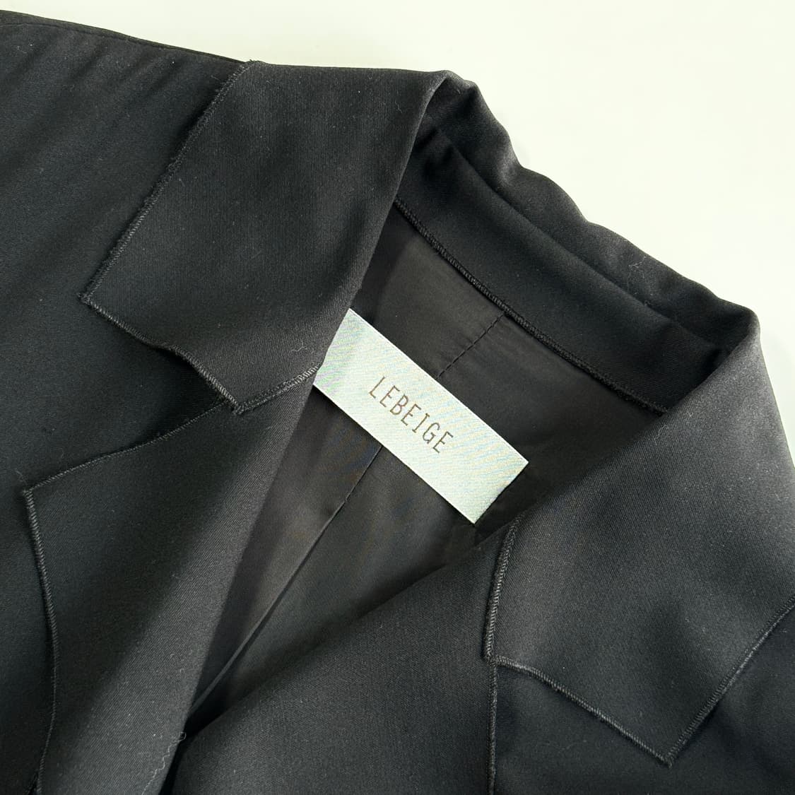 르베이지 울 블렌드 자켓 스커트 셋업 SET 상품이미지3