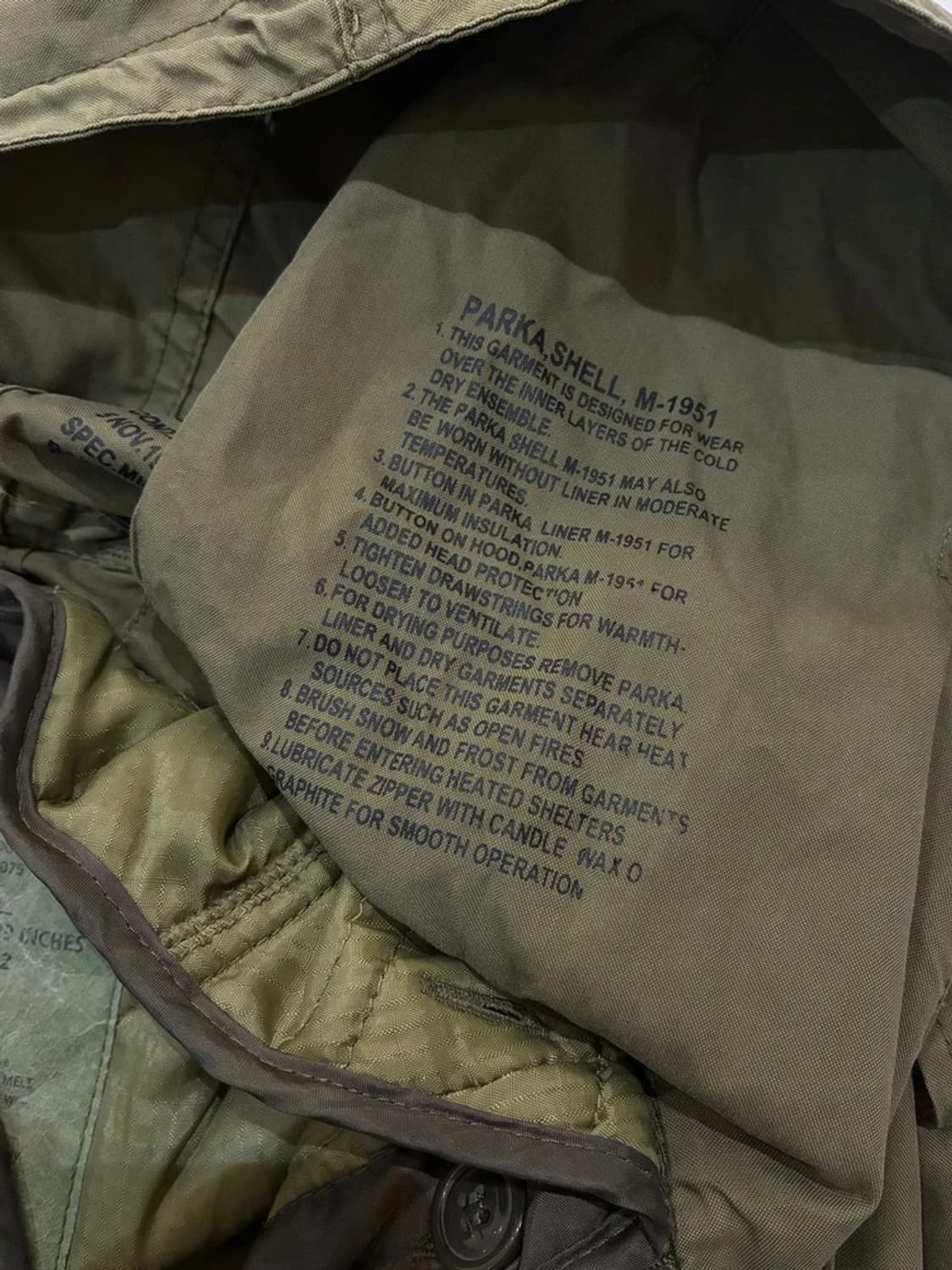 M-1951 50's 피쉬테일 후드 개파카 PN8895 상품이미지10