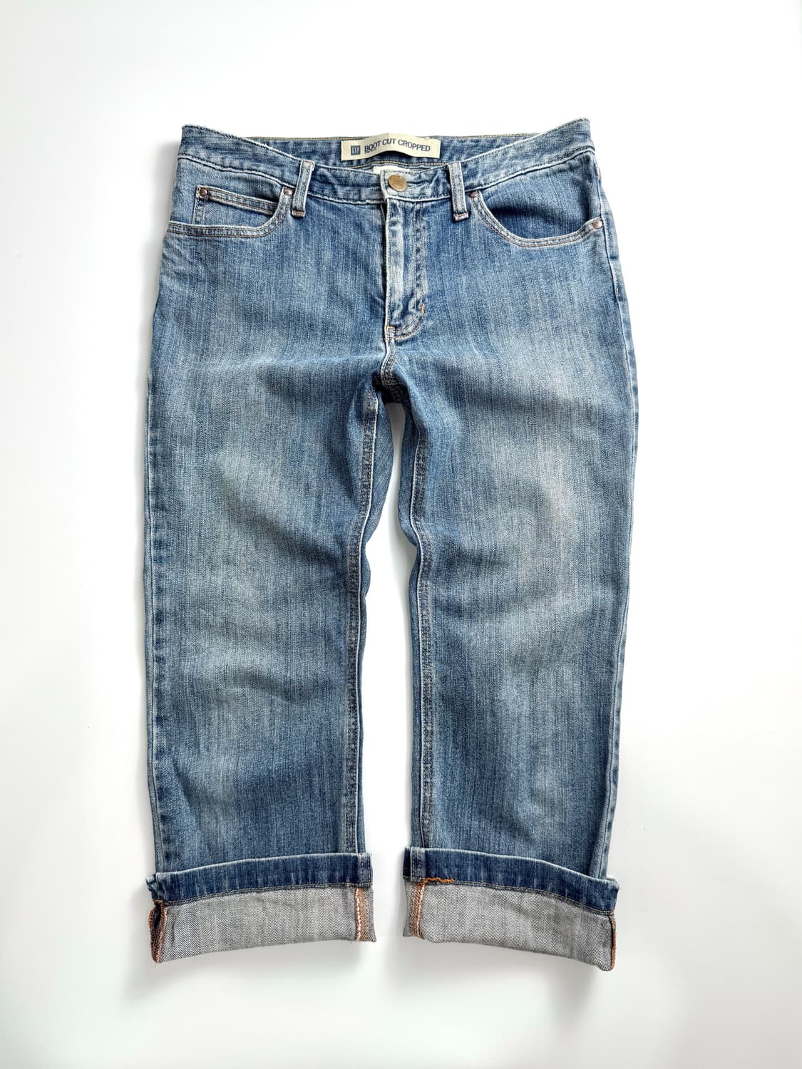 빈티지 GAP 데님 부츠컷 카프리 팬츠 상품이미지1