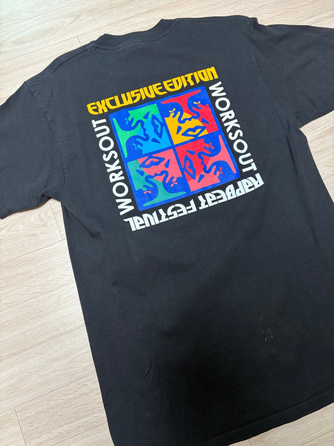 오베이XWORKSOUT 콜라보 반팔 상품이미지2