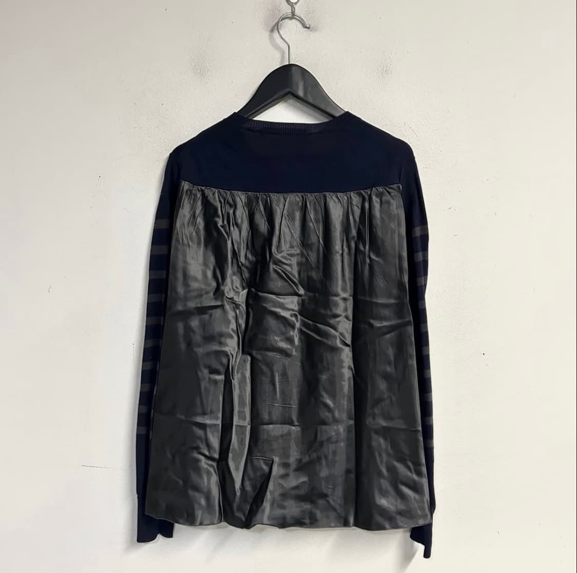 SACAI LUCK stripe cardigan navy 상품이미지4