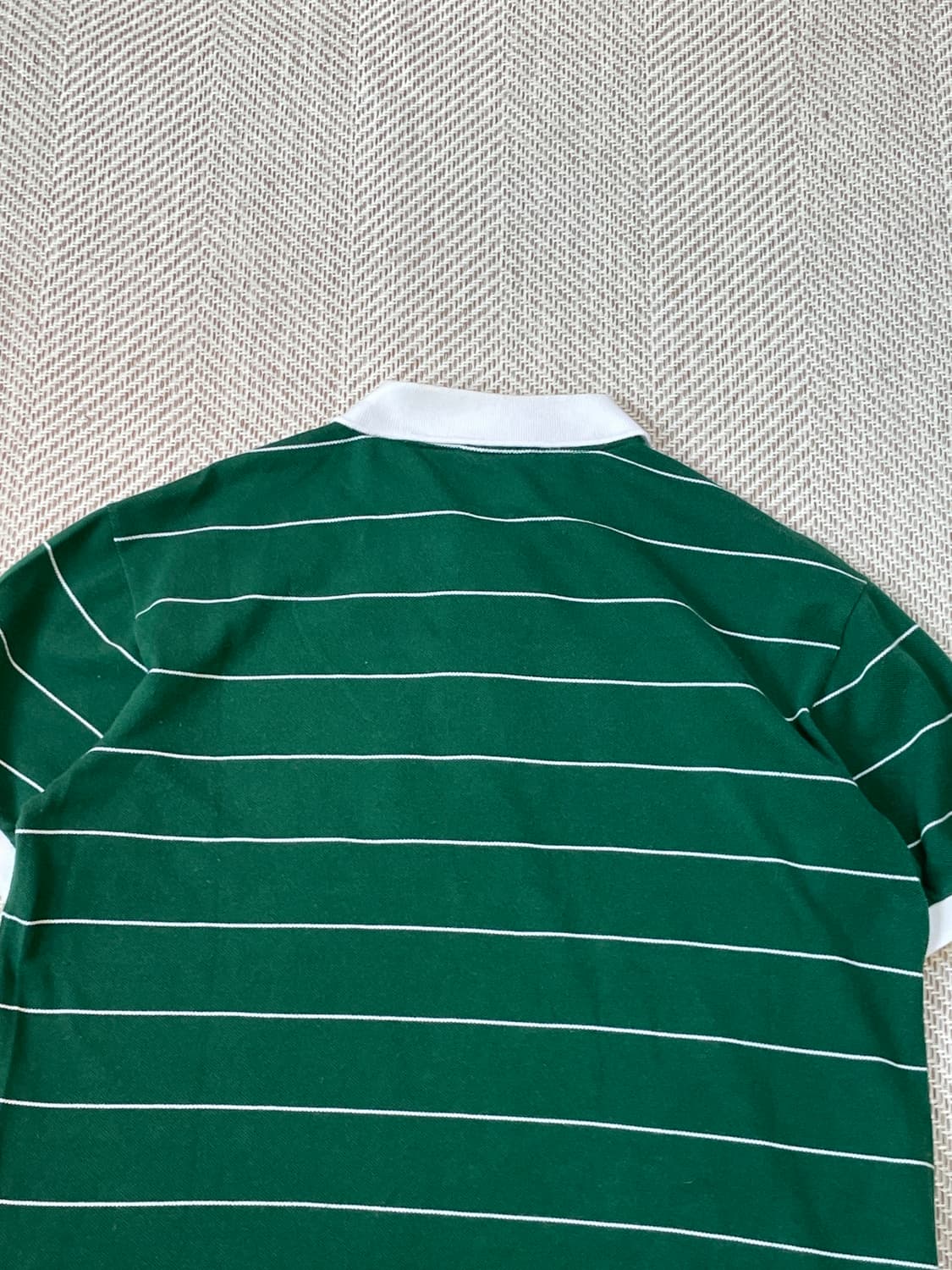 라코스테 그린 스트라이프 카라 반팔티 J03343 상품이미지8