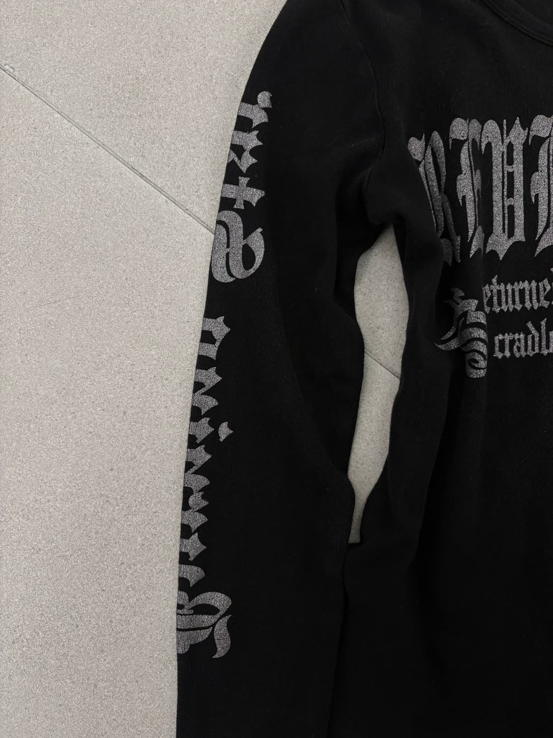 글리터 레터링 날개 롱슬리브 상품이미지4