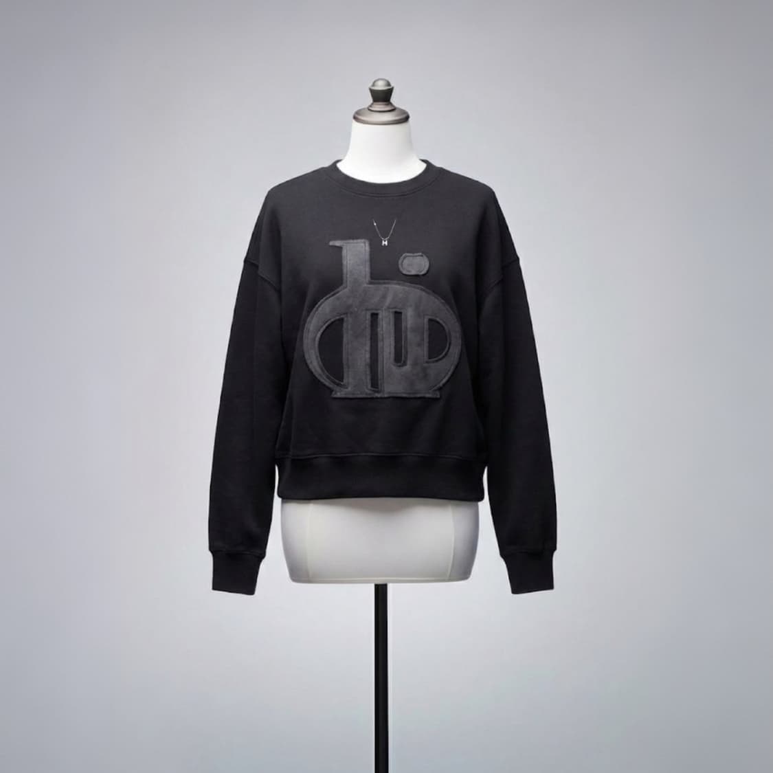 HEIM 헤임 빅 로고 크롭 스웨트셔츠 맨투맨 상품이미지1