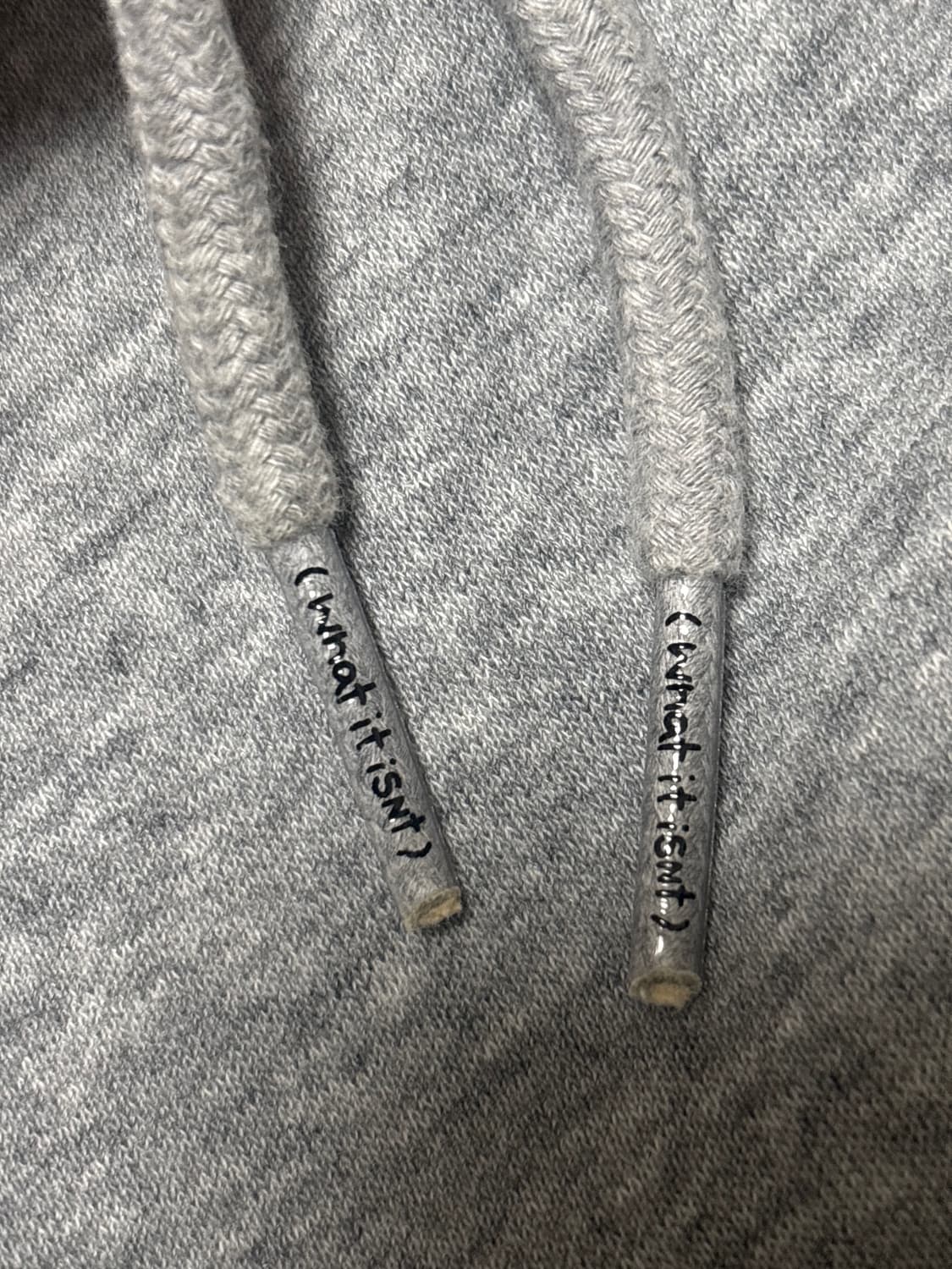 구형(현재 판매x) 왓잇이즌 회색 투웨이 후드집업 상품이미지6