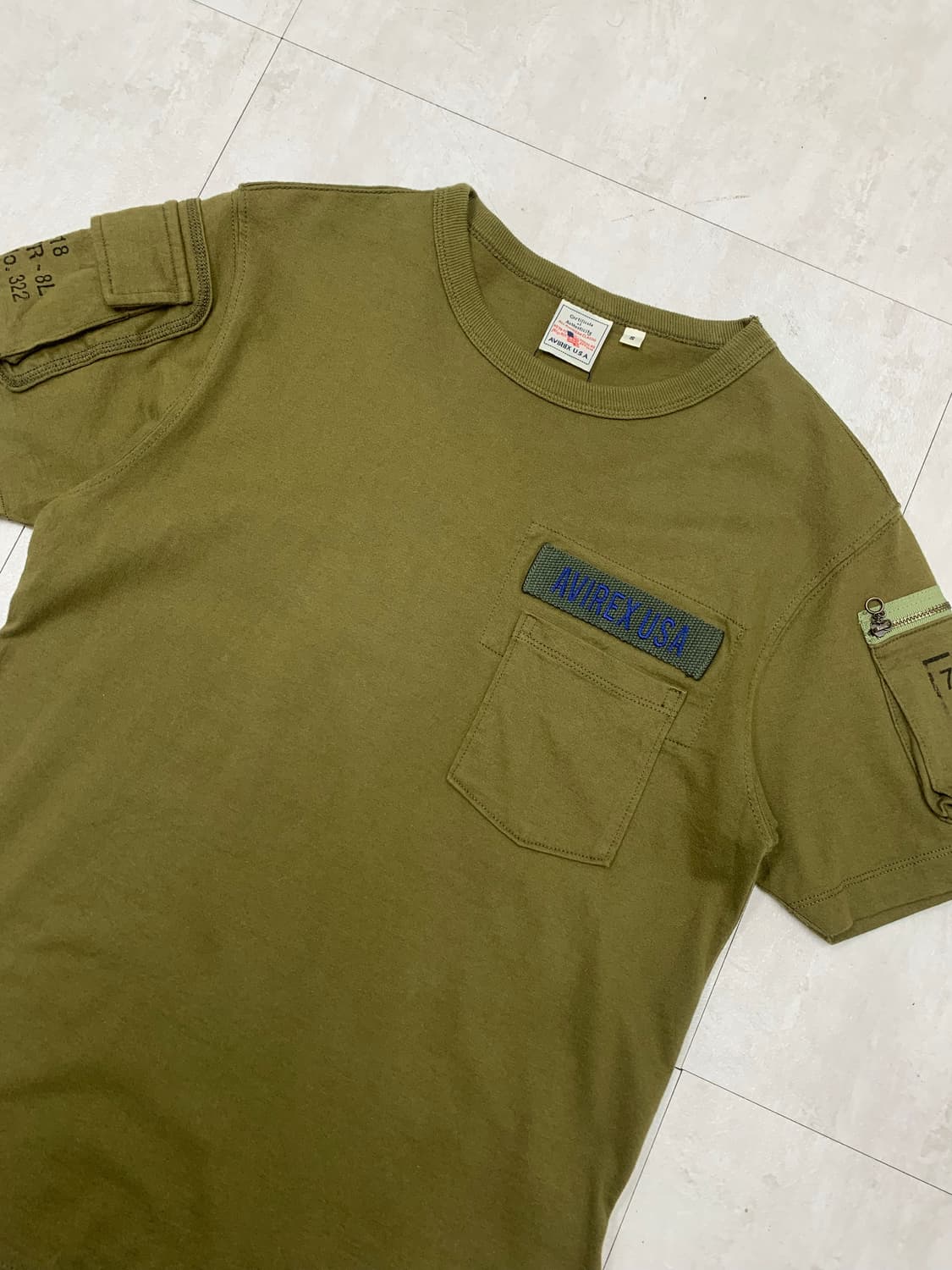 아비렉스 밀리터리 반팔티 #466 상품이미지2