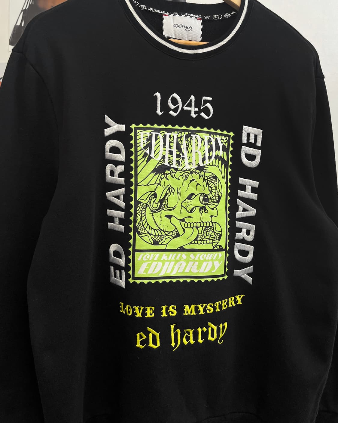 에드하디 00s 그래픽 스웻 맨투맨 상품이미지6