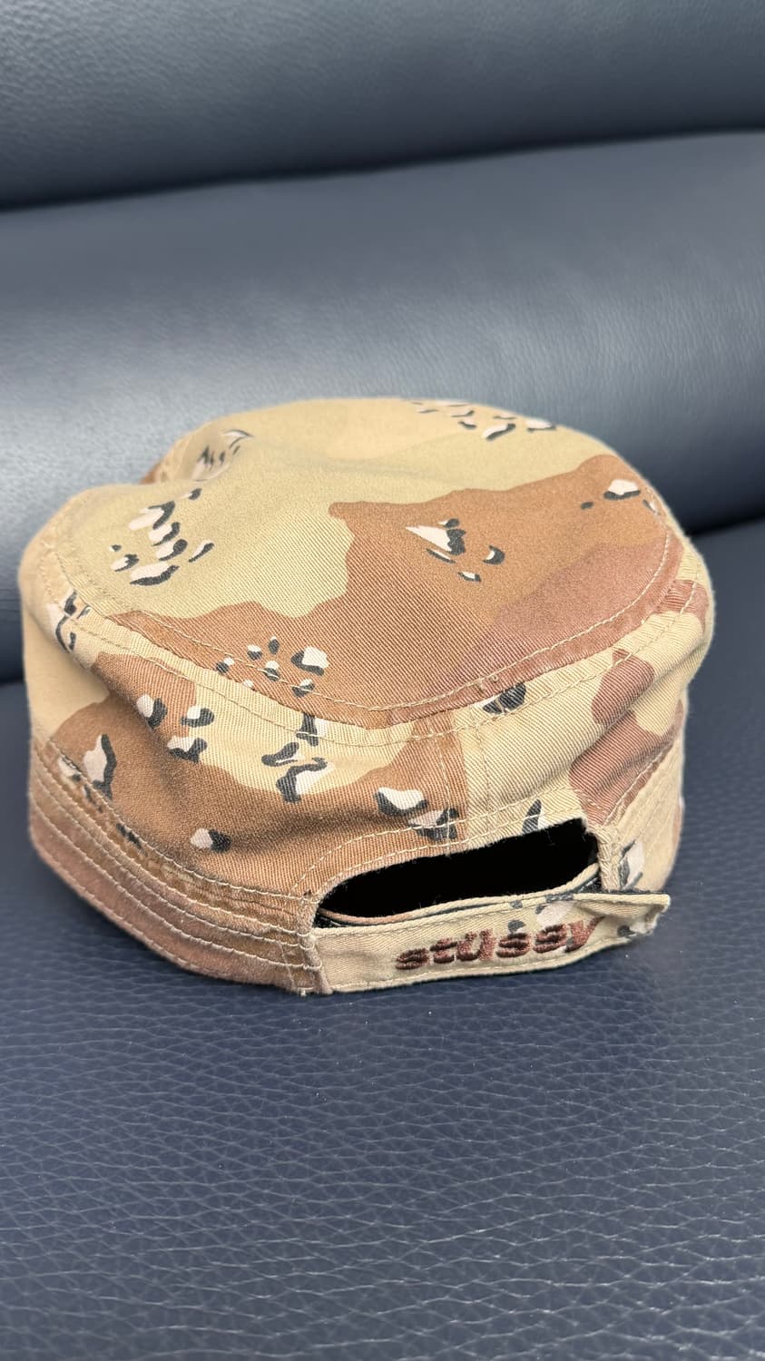 Stussy Helvetica Logo Cadet Cap Camo 상품이미지4