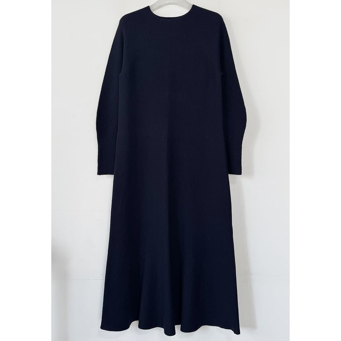 타임 TIME 네이비 울100 니트 원피스 상품이미지1