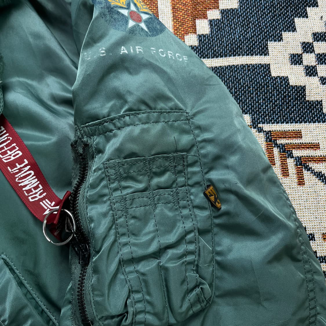 알파인더스트리 B-15D 항공점퍼(실측확인) 상품이미지2