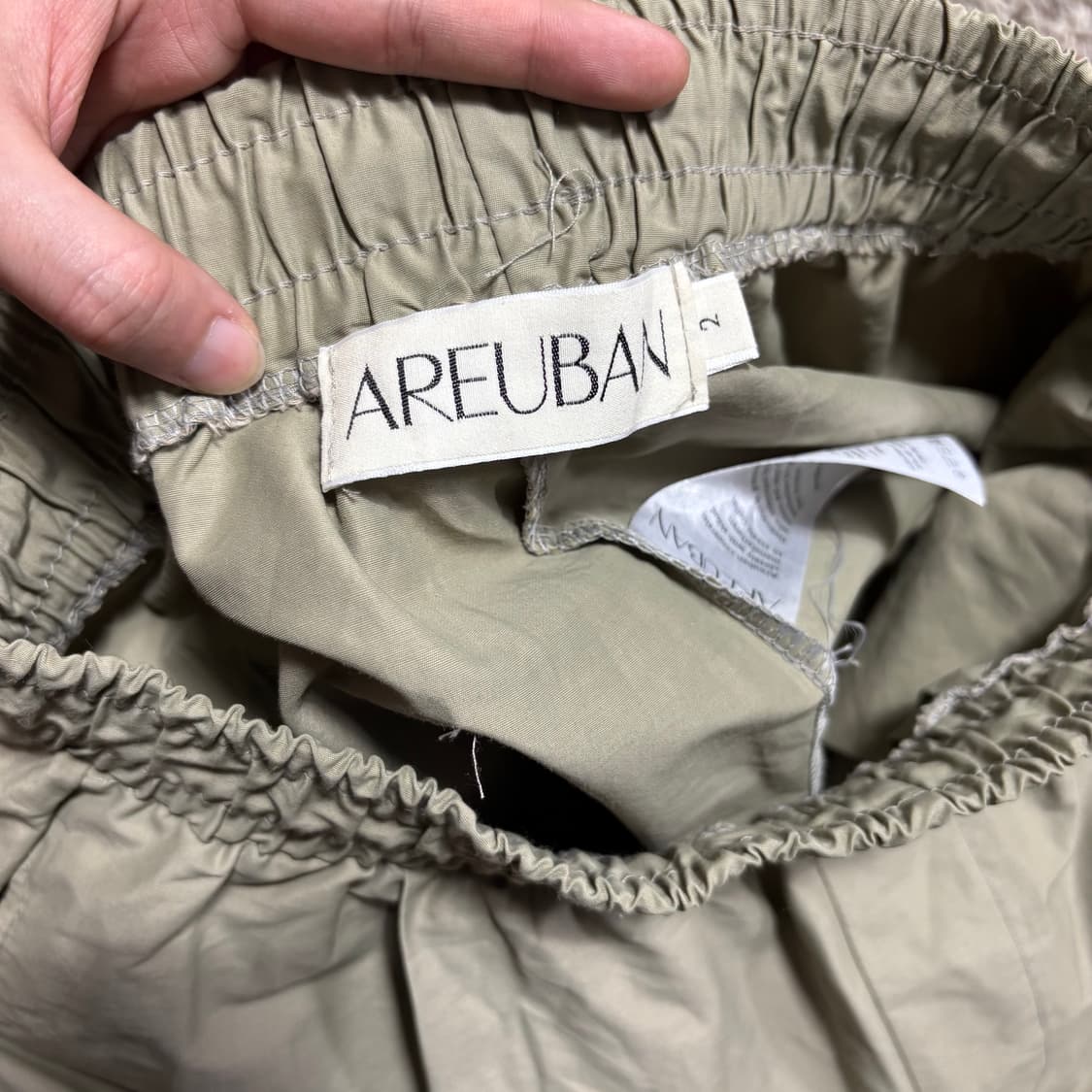 2 M 아르반 AREUBAN 핀턱 와이드 파라슈트팬츠 상품이미지4