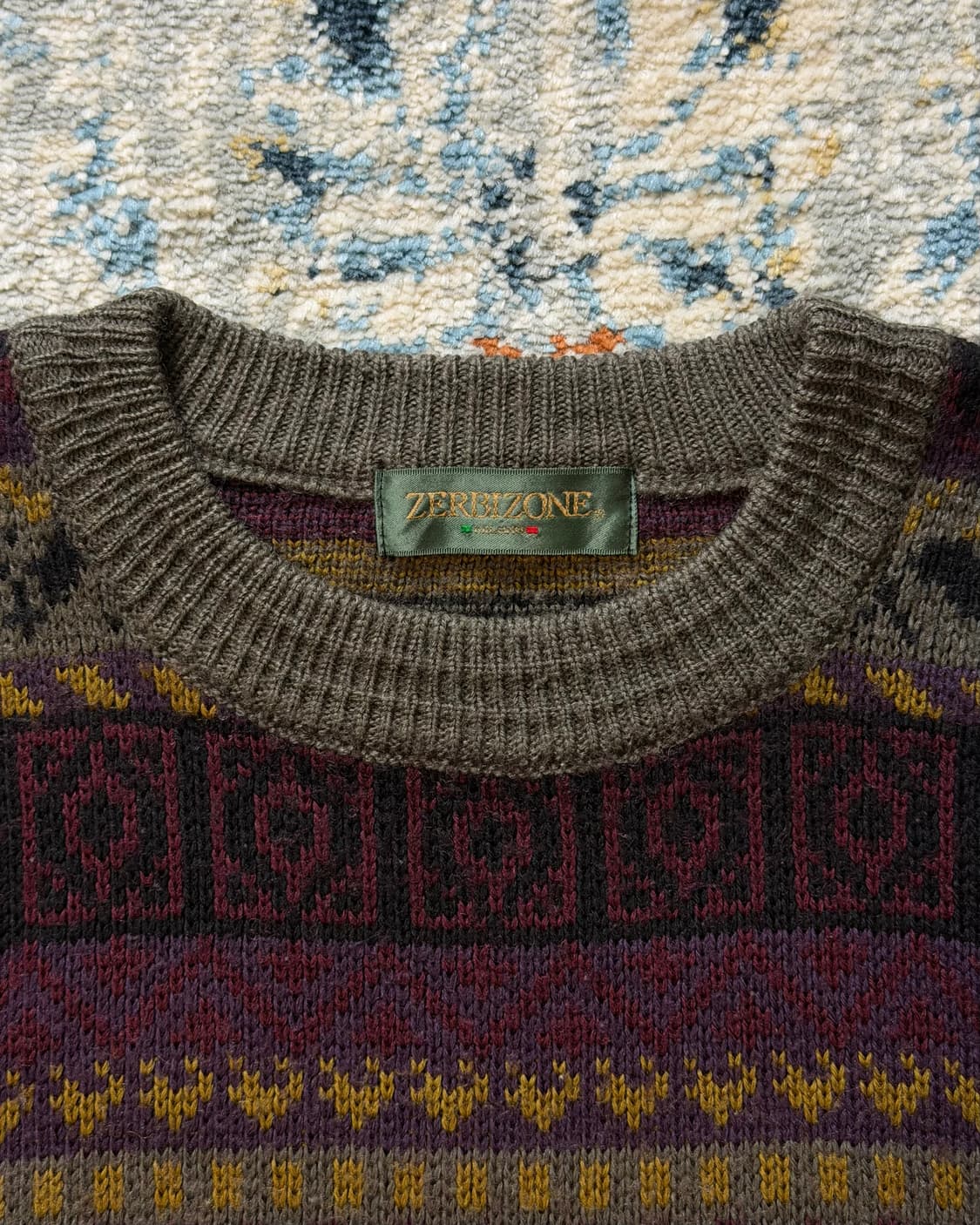 페어아일·노르딕 빈티지 니트 스웨터 상품이미지6