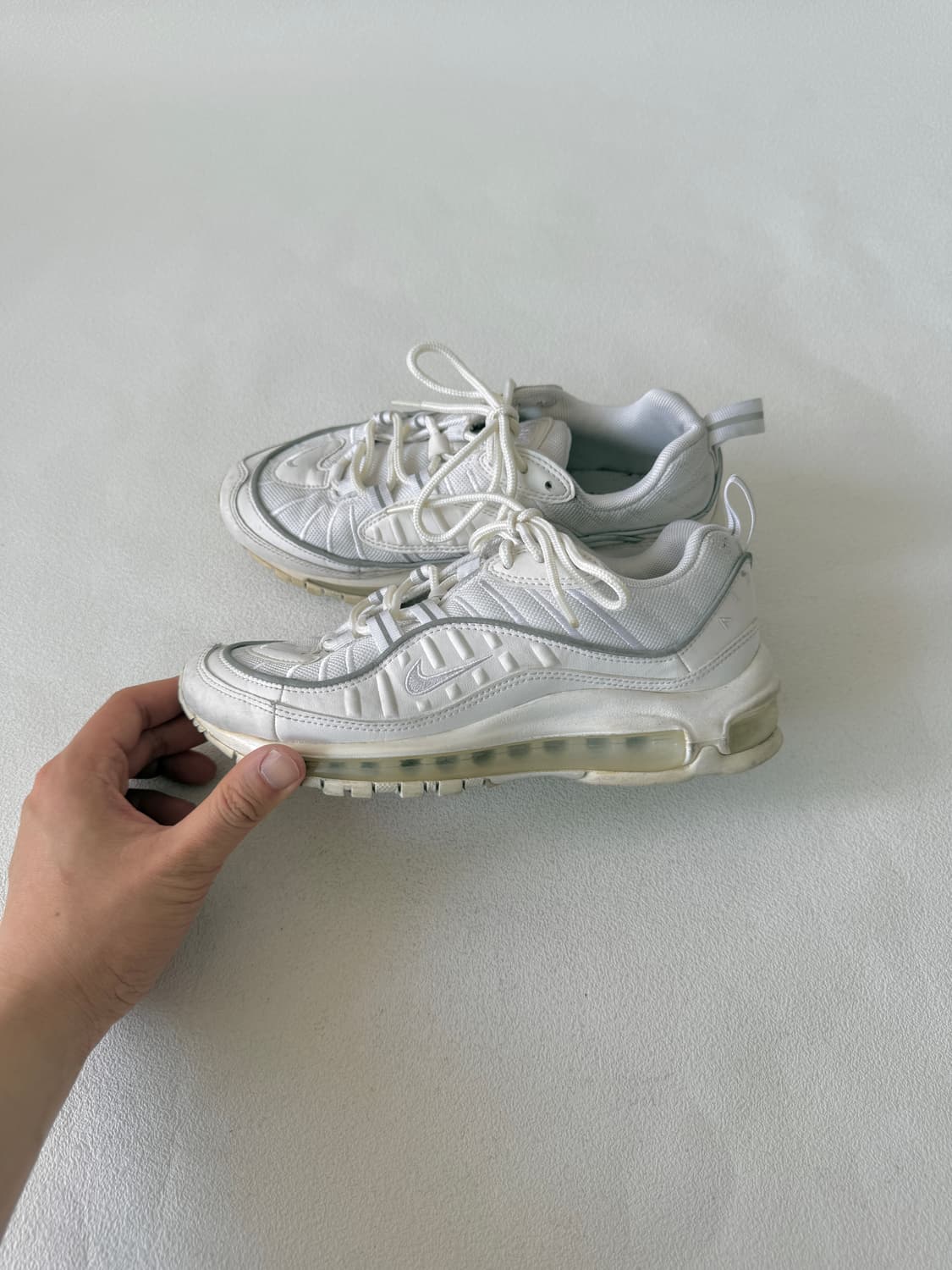 [230]나이키(NIKE) 에어맥스 98 화이트 상품이미지1