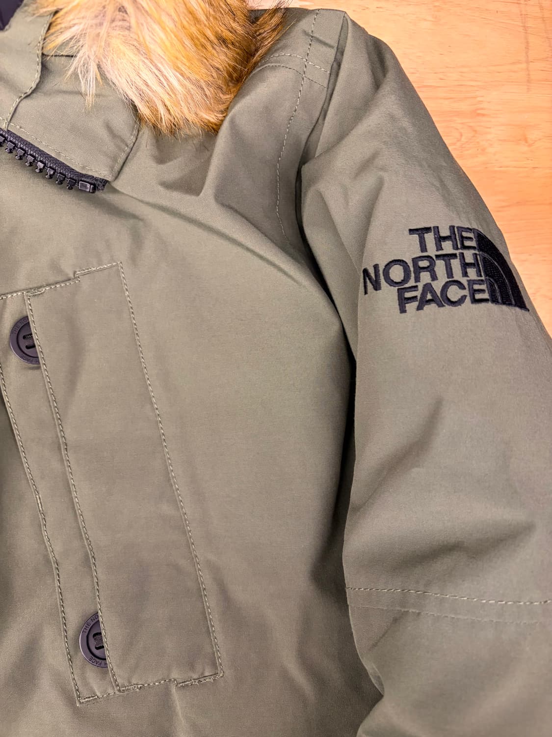 [110] 노스페이스 카키 패딩 상품이미지3