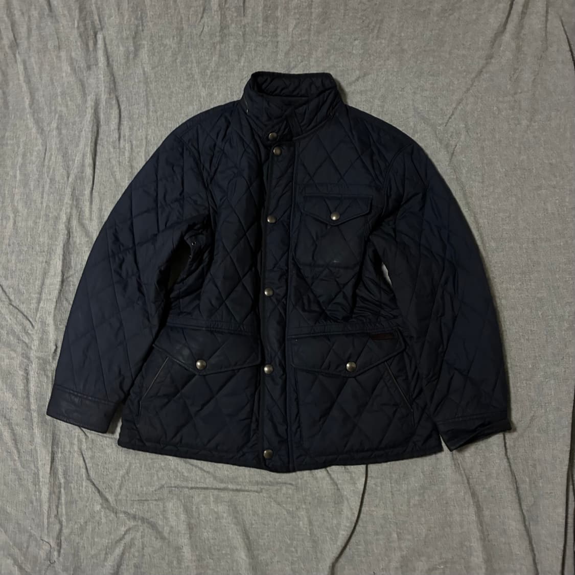 폴로 네이비 퀼팅 자켓 L 상품이미지1