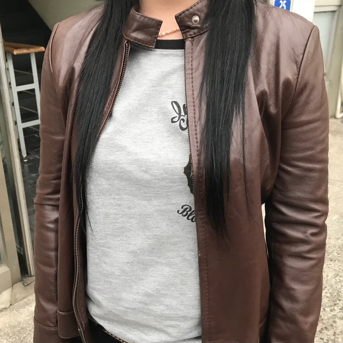 빈티지 가죽자켓 상품이미지1