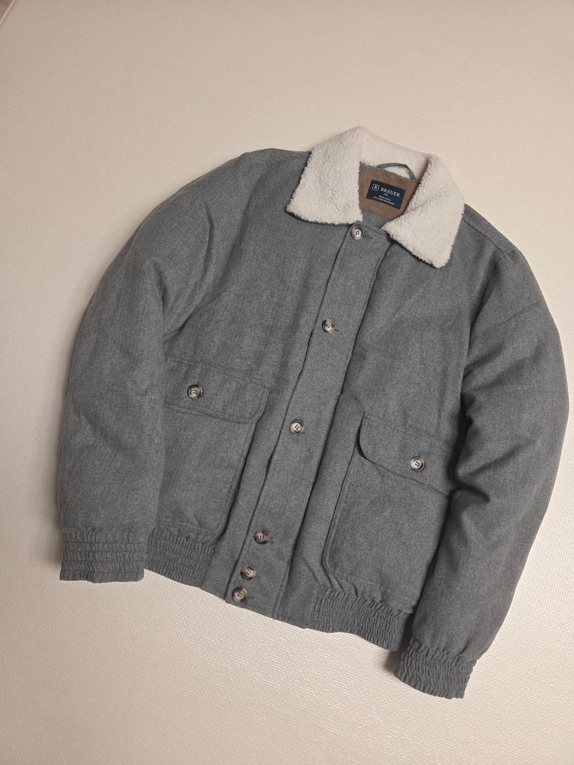 브루이어 양털 구스다운 a2 패딩 점퍼 자켓 상품이미지2