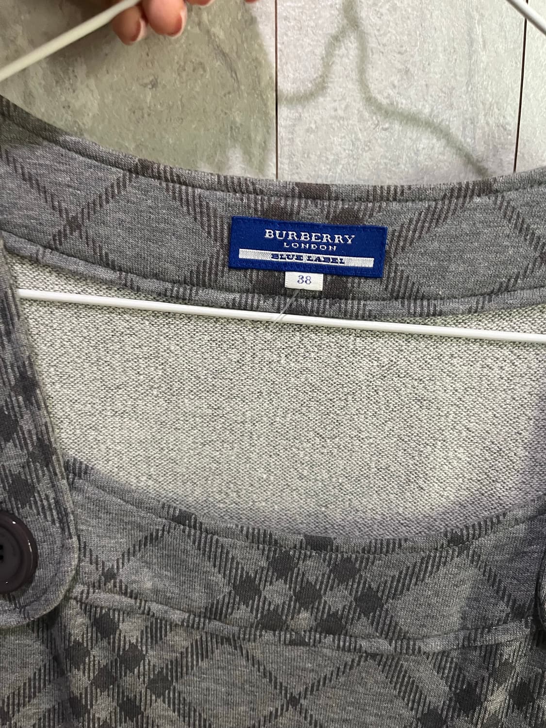 그레이 버버리 블루라벨 체크노바원피스 상품이미지4