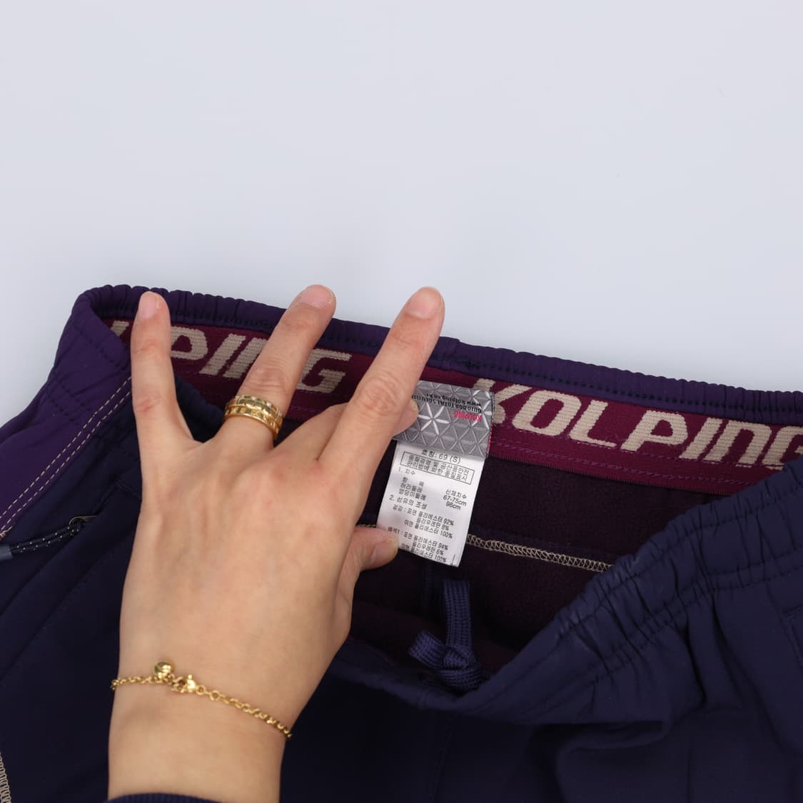 S 새상품 콜핑 기모 등산팬츠 0123H2 상품이미지4