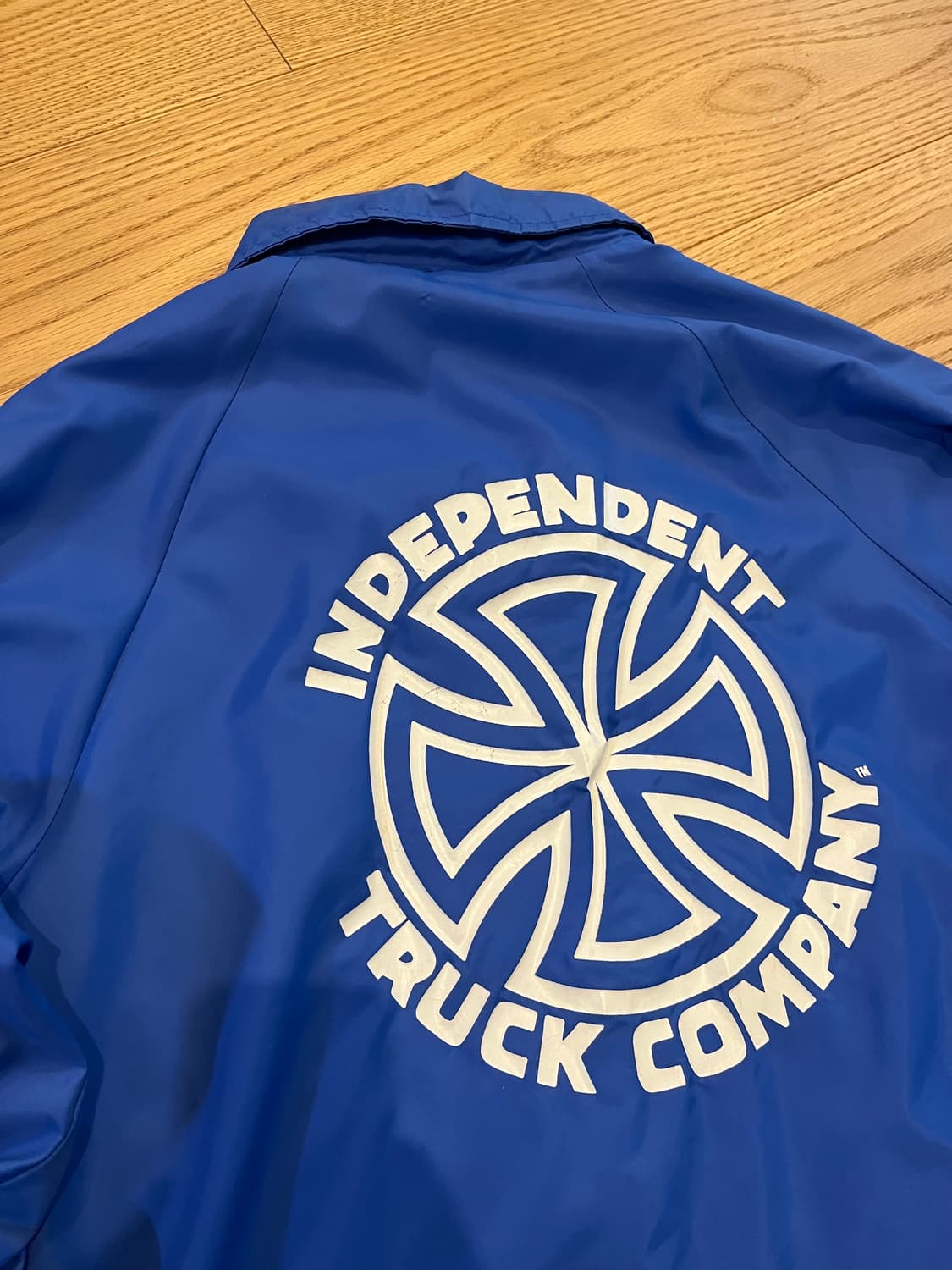 빈티지 인디펜던트 트럭 코치자켓 블루 상품이미지4
