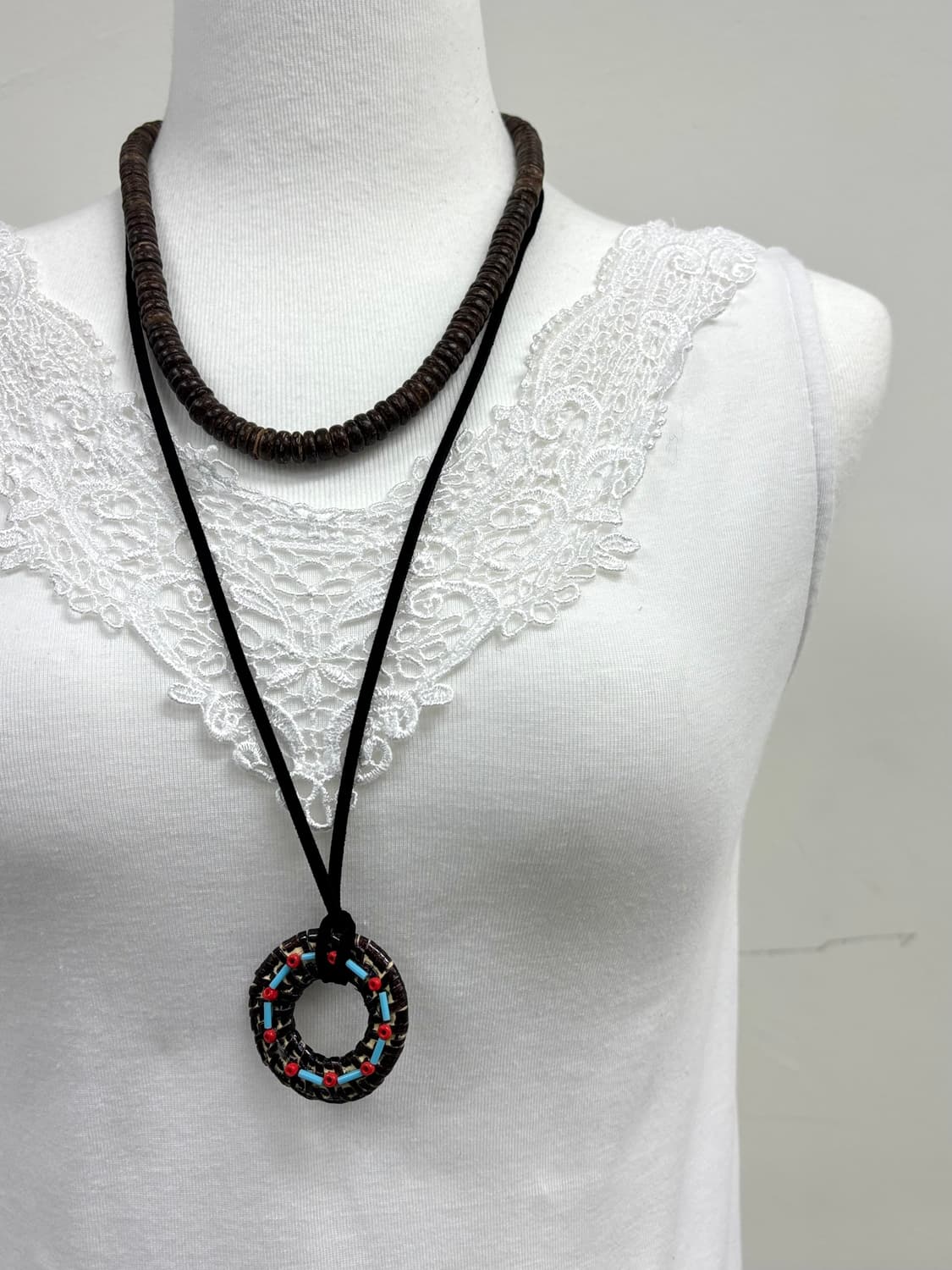 빈티지 보헤미안 히피 목걸이 세트 상품이미지1