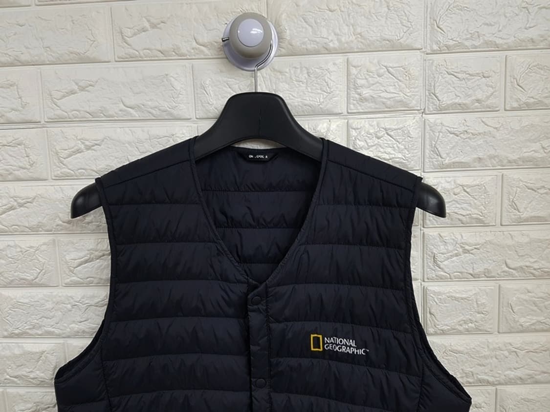 내셔널지오그래픽 슬림패딩 조끼 남성100 (L경량 구스) 상품이미지3