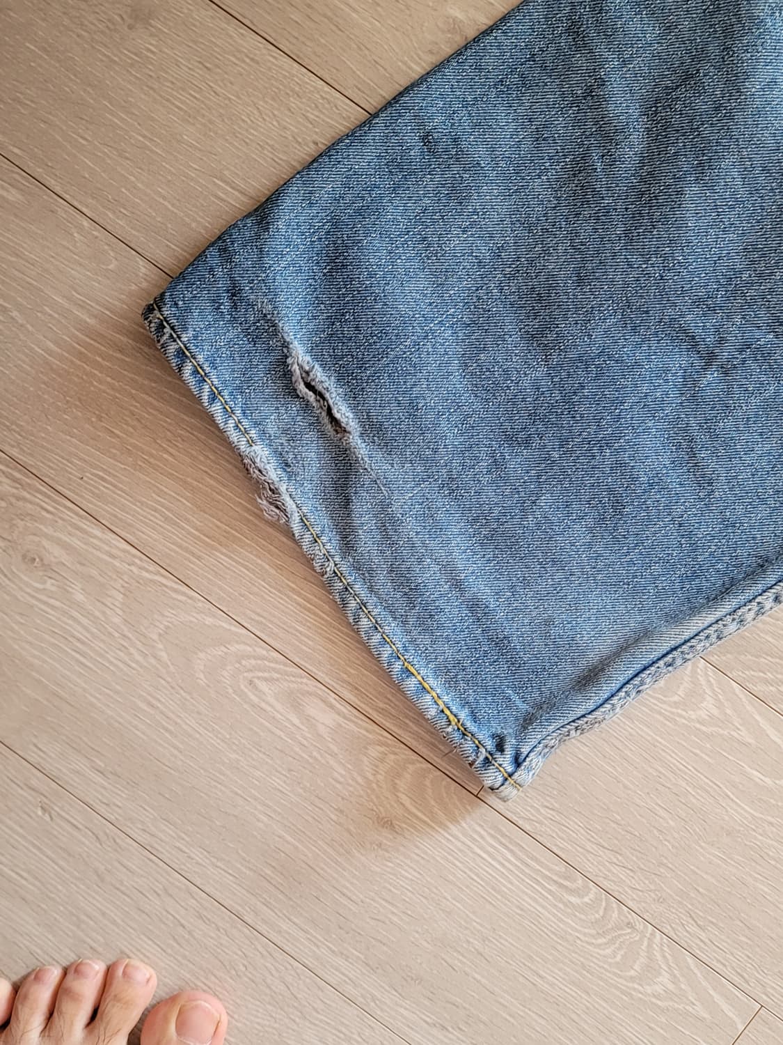 리바이스 아이코닉 스트레이트 타입1 데님 32 상품이미지6