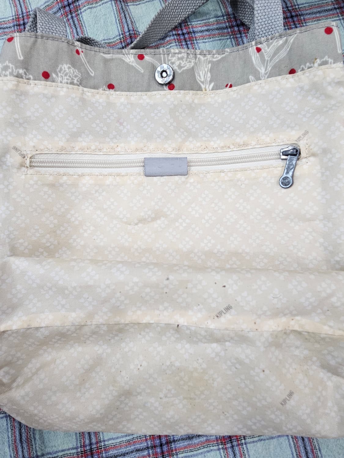 키플링 플라워 패턴 토트백 상품이미지7