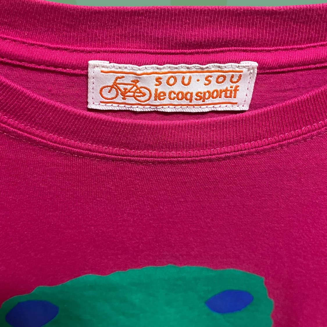 SOU SOU x le coq sportif 도쿄걸 땡땡이 티셔츠 상품이미지5