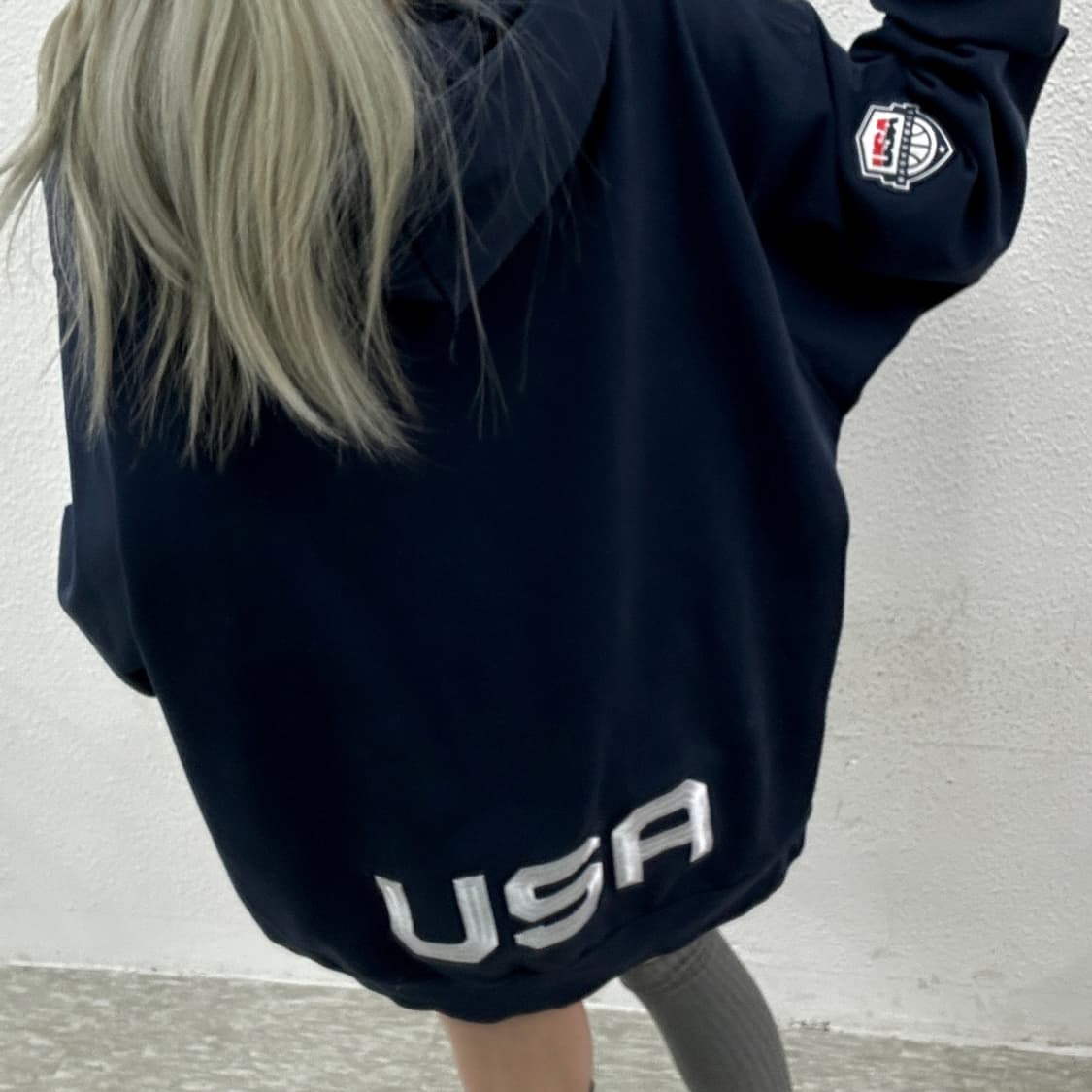 나이키 USA 성조기 네이비 포켓 후드 4XL 상품이미지3