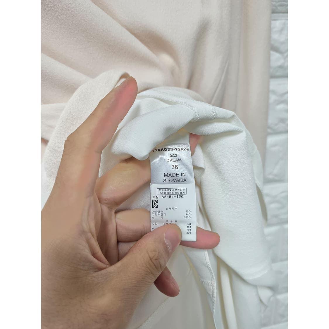 택포) M 끌로에 핑색 원피스 36 상품이미지3