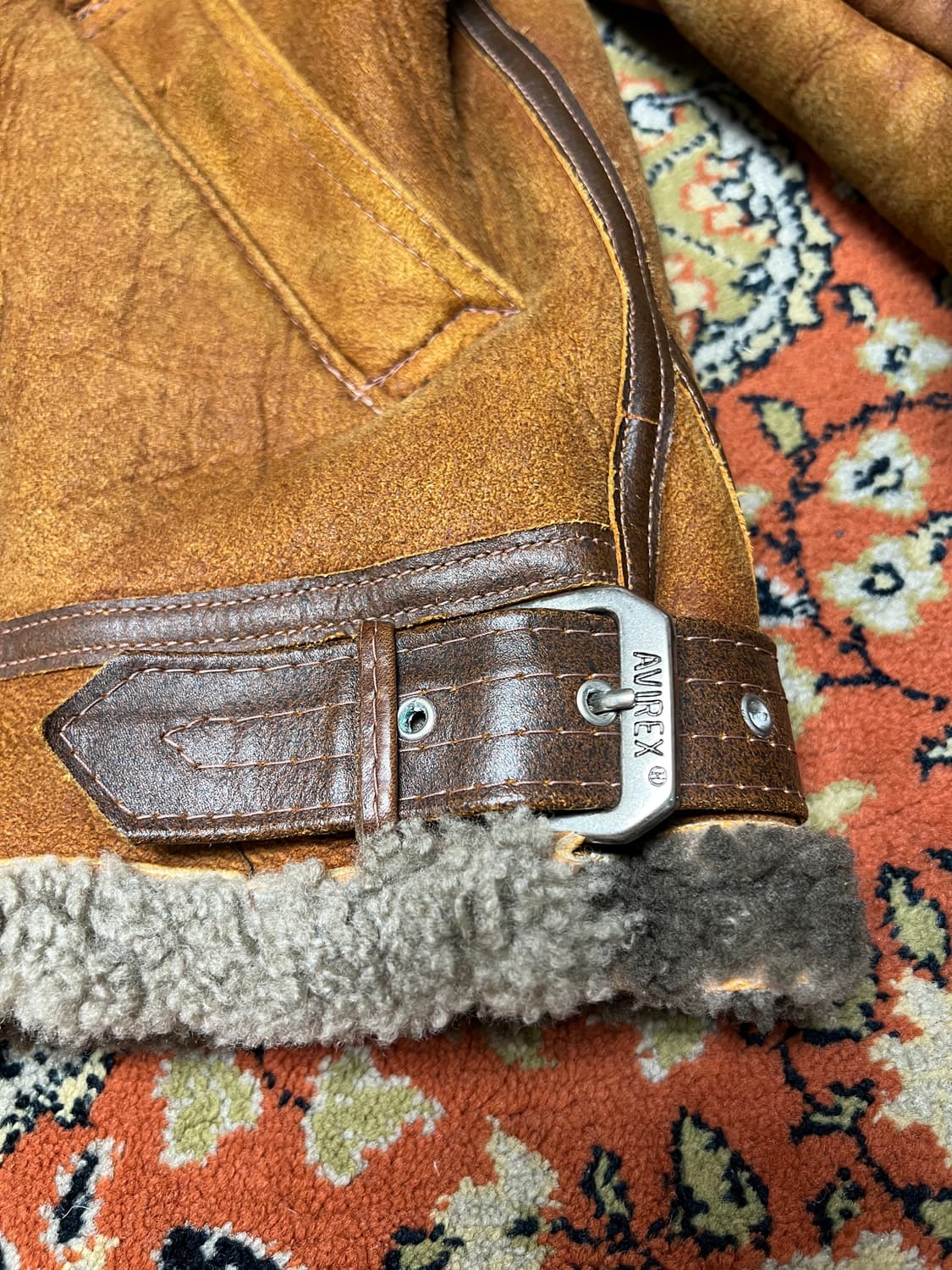 아비렉스 B-3 브라운 무스탕 38(100) 상품이미지5