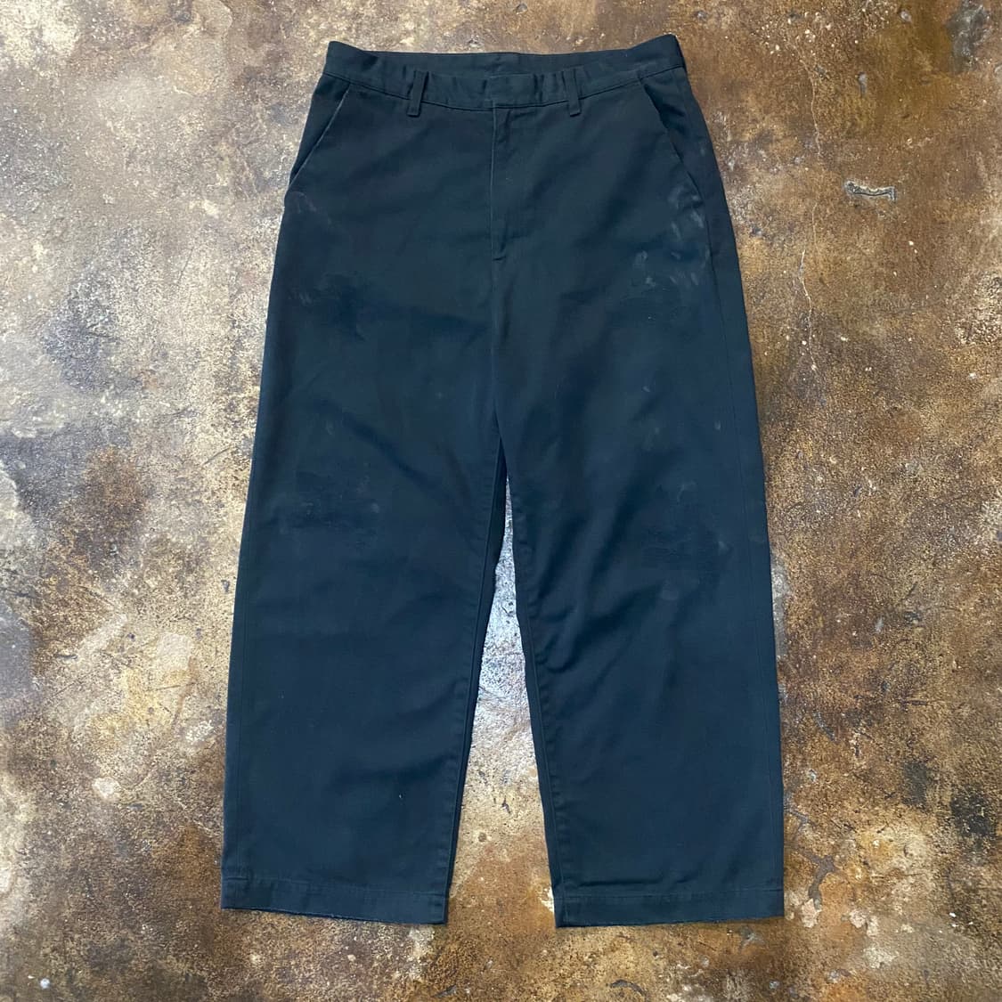 (2) 안셀름 데미지 페인팅 와이드 치노 팬츠 상품이미지1