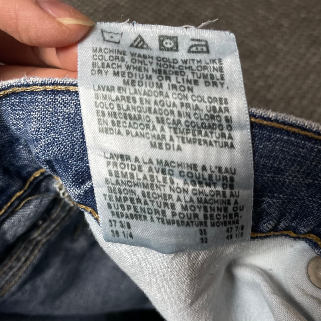 (36) 올드밀 빈티지 중청 카펜더 데님 팬츠 상품이미지7