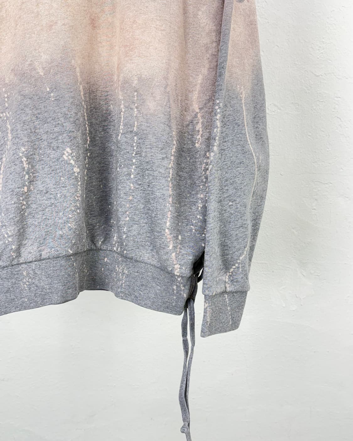 페이스 커넥션 페이디드 이펙트 코튼 케이프 스웨트 셔츠 상품이미지5