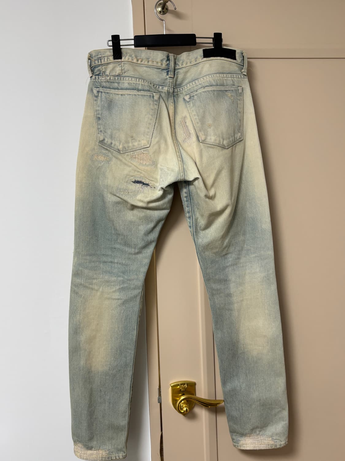 KURO 데미지 워싱 청바지 32추정 상품이미지2