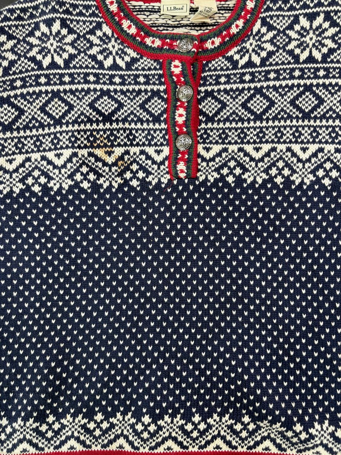 LL BEAN 엘엘빈 노르딕 빈티지 니트 상품이미지3